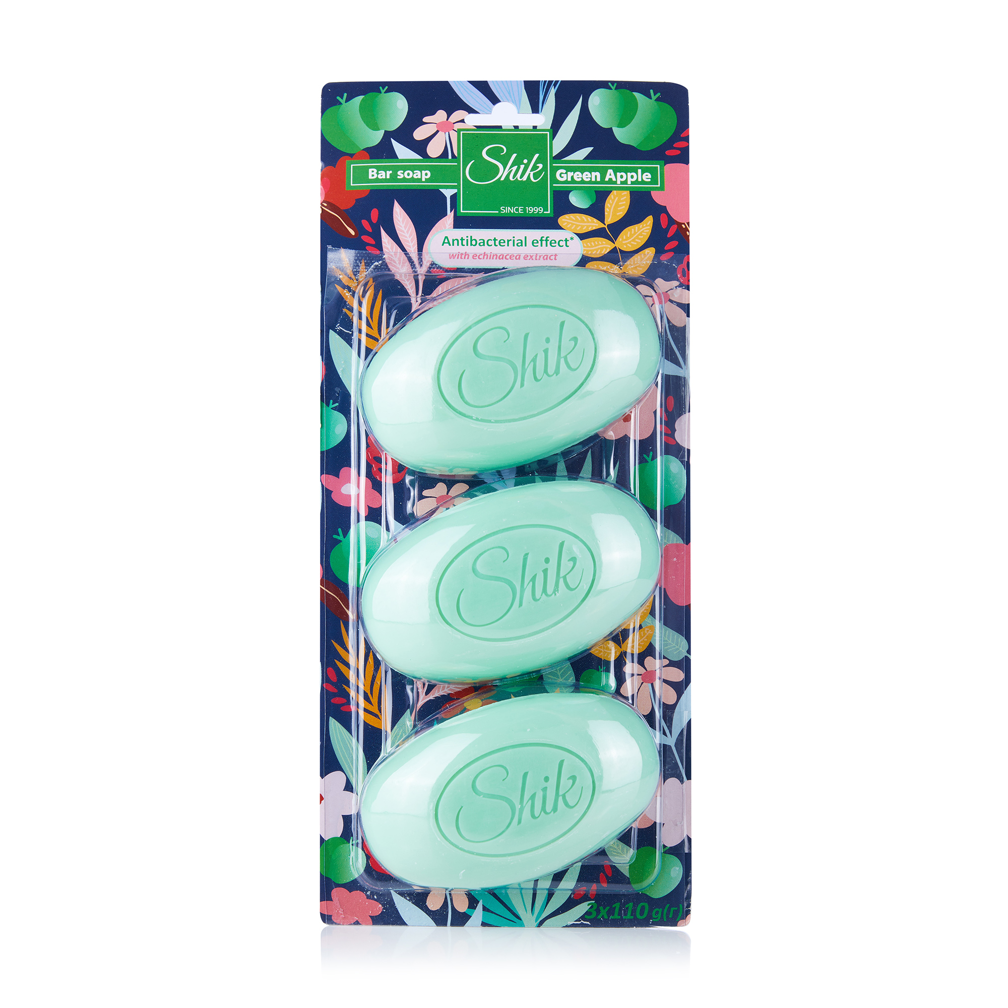 Мило тверде Shik Green Apple планшет, 3*115 г